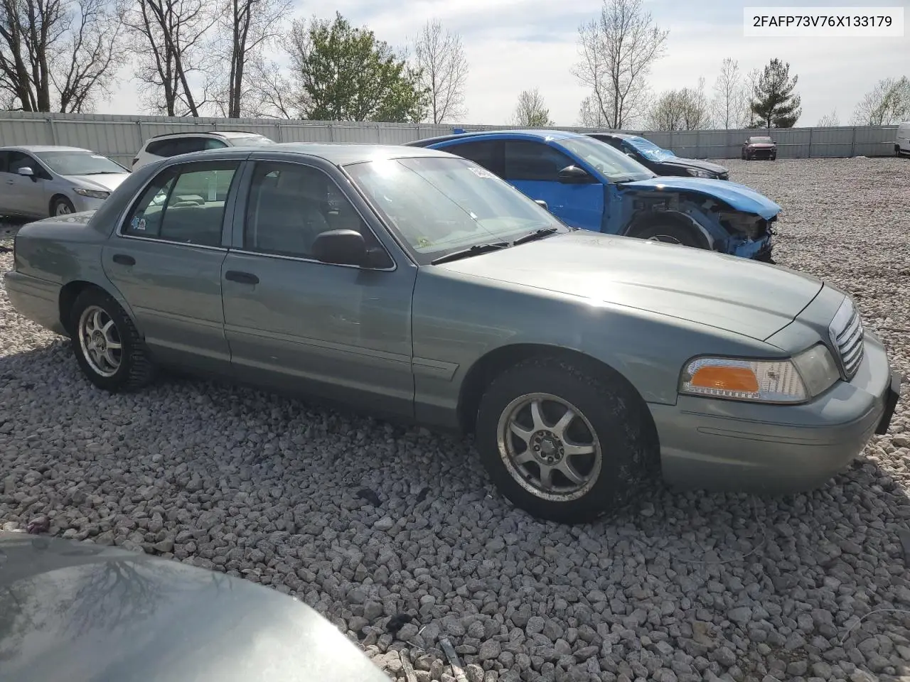 2006 Ford Crown Victoria VIN: 2FAFP73V76X133179 Lot: 54648395