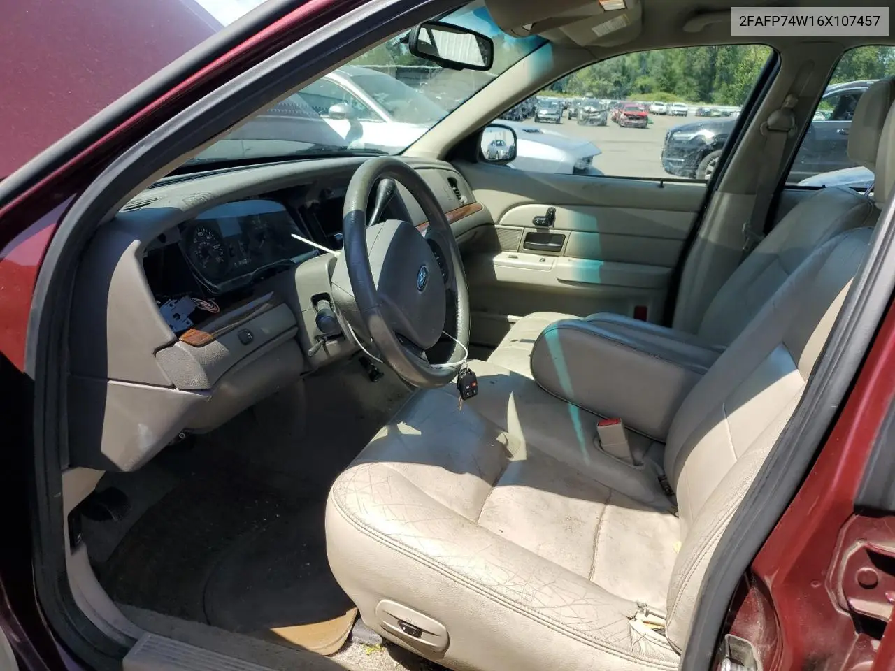 2006 Ford Crown Victoria Lx VIN: 2FAFP74W16X107457 Lot: 59679795