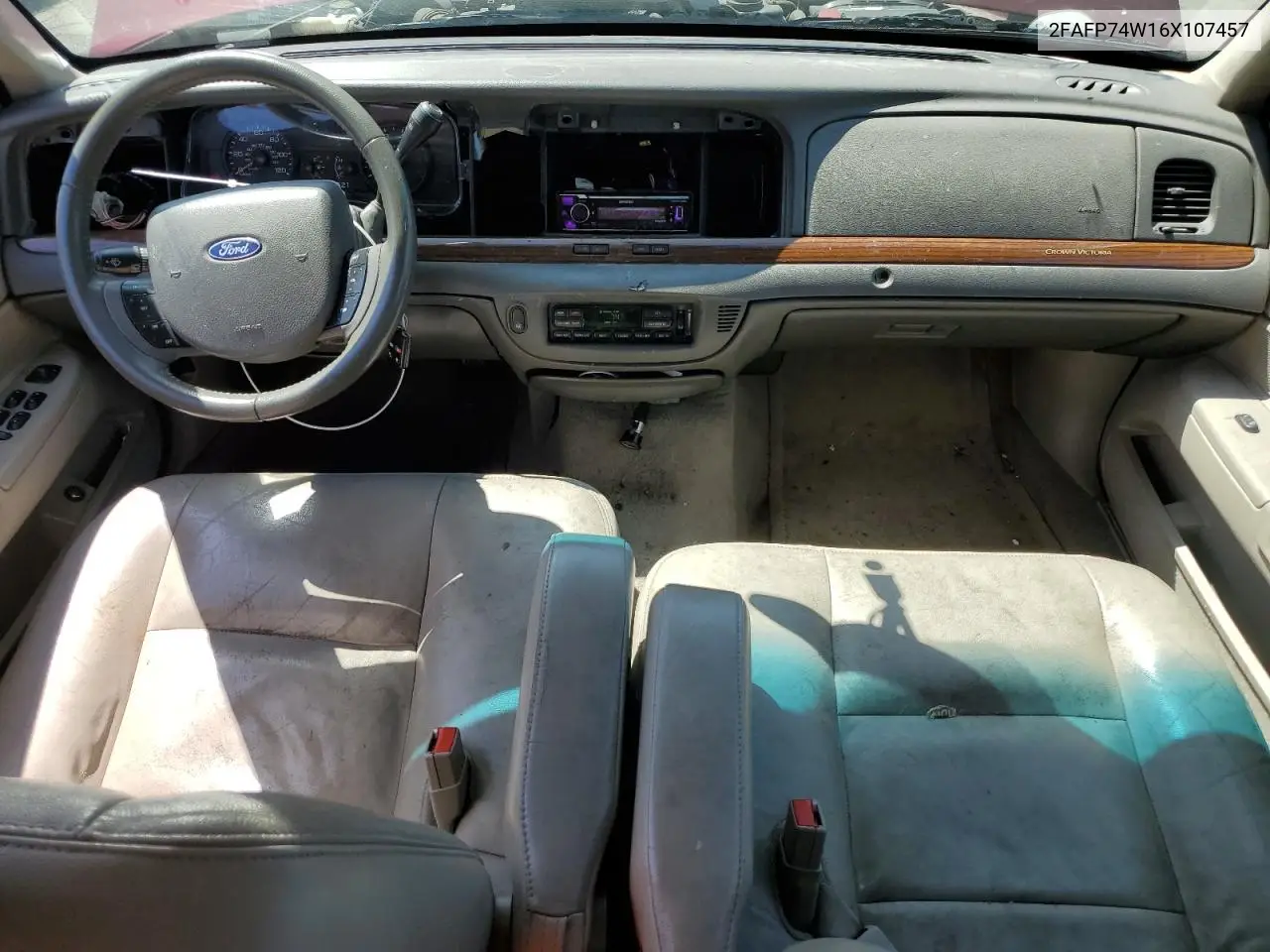 2006 Ford Crown Victoria Lx VIN: 2FAFP74W16X107457 Lot: 59679795