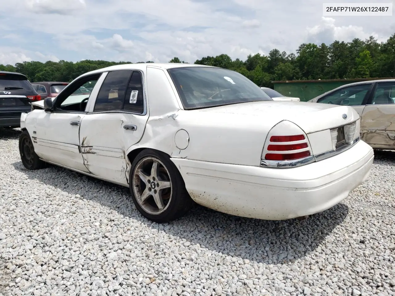 2006 Ford Crown Victoria Police Interceptor VIN: 2FAFP71W26X122487 Lot: 60109125