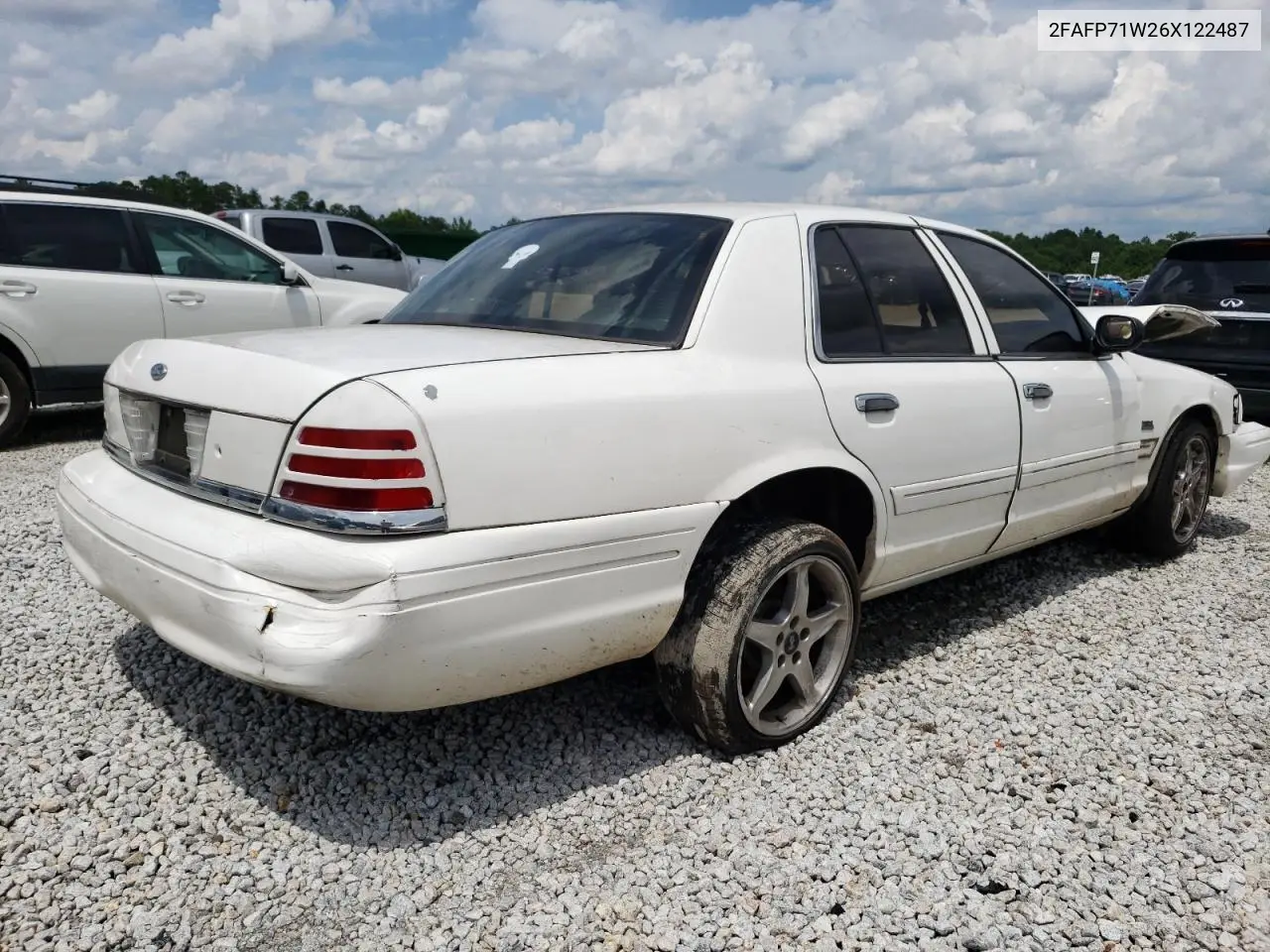 2006 Ford Crown Victoria Police Interceptor VIN: 2FAFP71W26X122487 Lot: 60109125