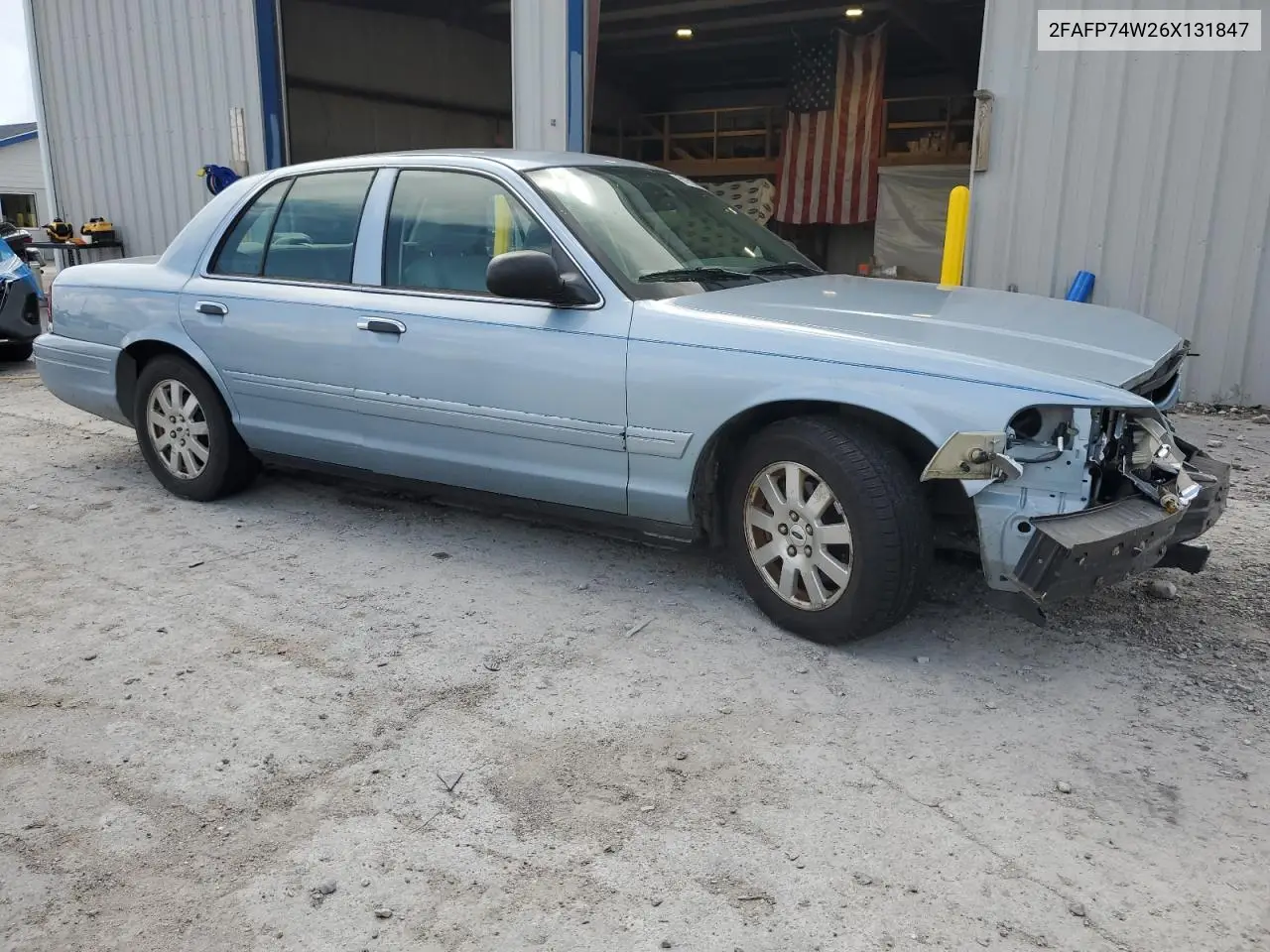2006 Ford Crown Victoria Lx VIN: 2FAFP74W26X131847 Lot: 61152685