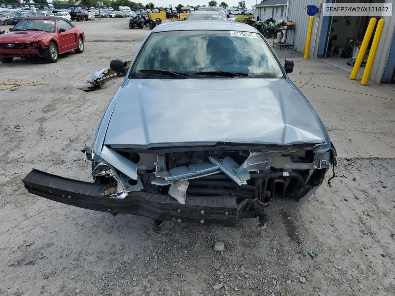 2006 Ford Crown Victoria Lx VIN: 2FAFP74W26X131847 Lot: 61152685