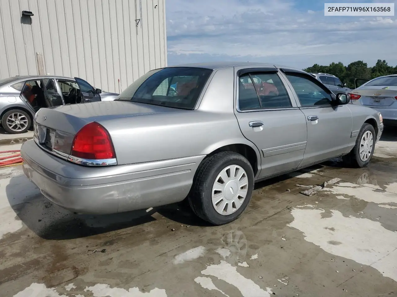 2006 Ford Crown Victoria Police Interceptor VIN: 2FAFP71W96X163568 Lot: 62368215
