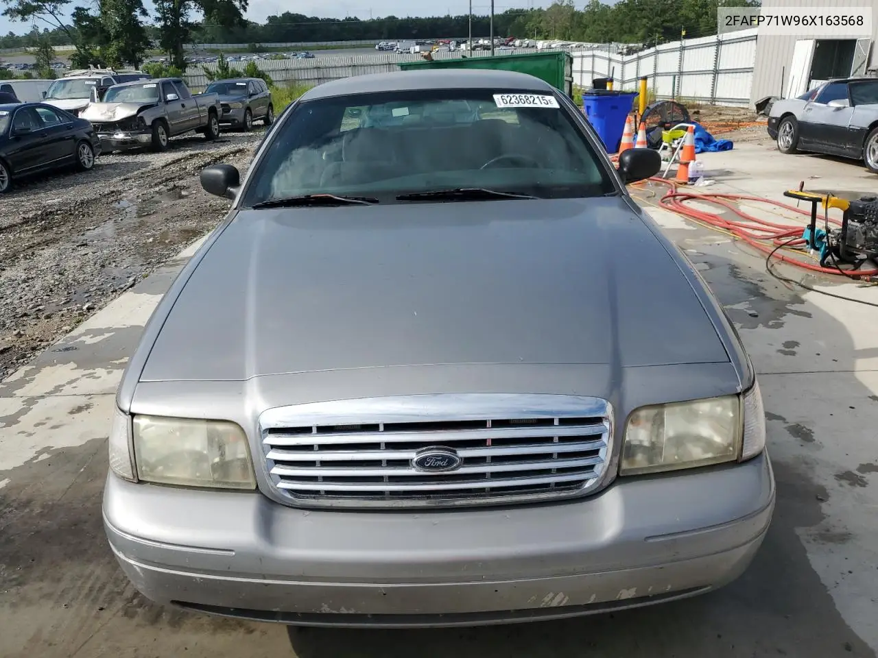 2006 Ford Crown Victoria Police Interceptor VIN: 2FAFP71W96X163568 Lot: 62368215
