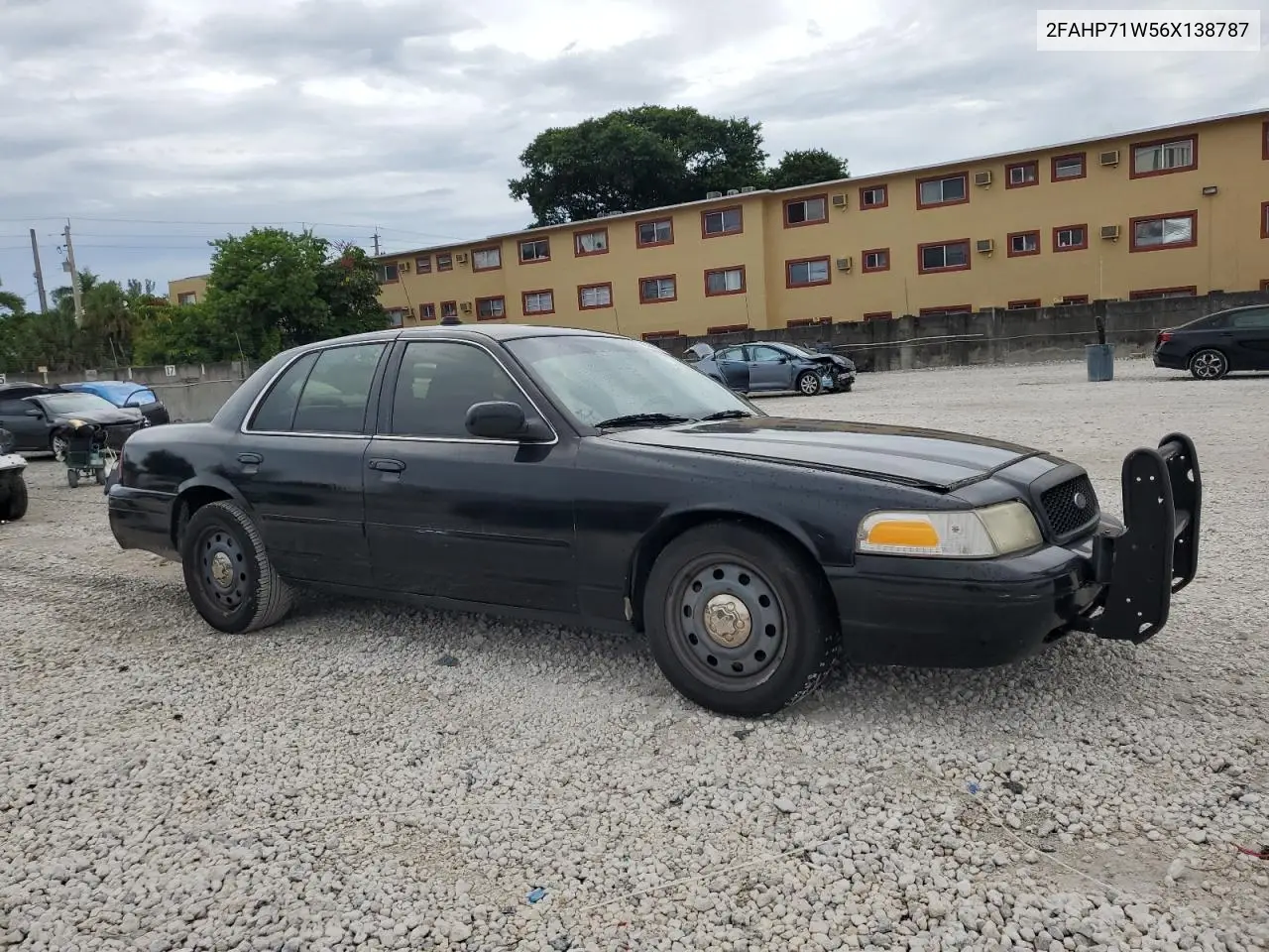 2006 Ford Crown Victoria Police Interceptor VIN: 2FAHP71W56X138787 Lot: 62746335