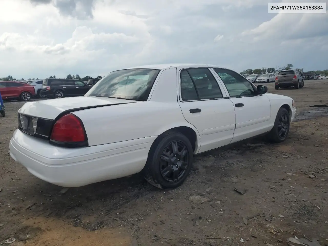 2006 Ford Crown Victoria Police Interceptor VIN: 2FAHP71W36X153384 Lot: 63189735