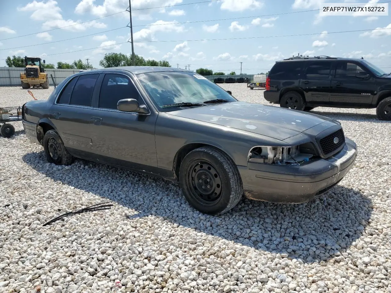 2007 Ford Crown Victoria Police Interceptor VIN: 2FAFP71W27X152722 Lot: 56252475