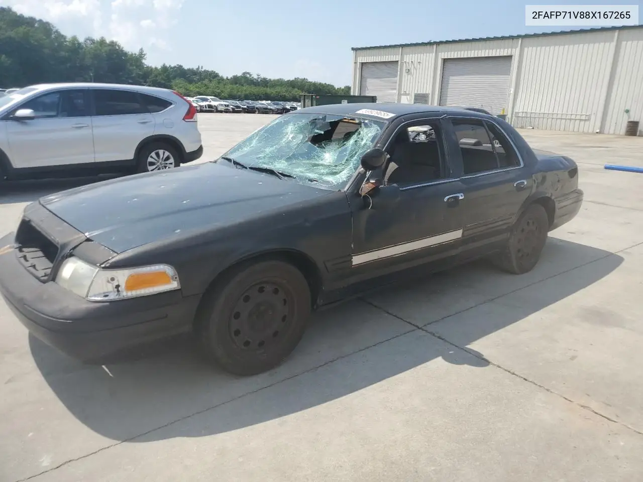 2007 Ford Crown Victoria Police Interceptor VIN: 2FAFP71V88X167265 Lot: 59929655