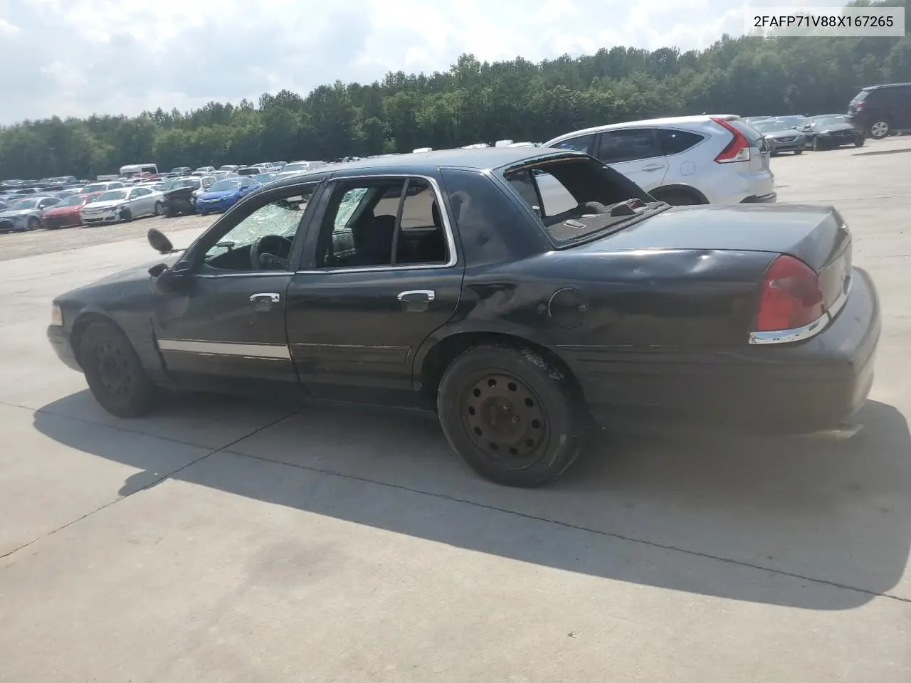 2007 Ford Crown Victoria Police Interceptor VIN: 2FAFP71V88X167265 Lot: 59929655