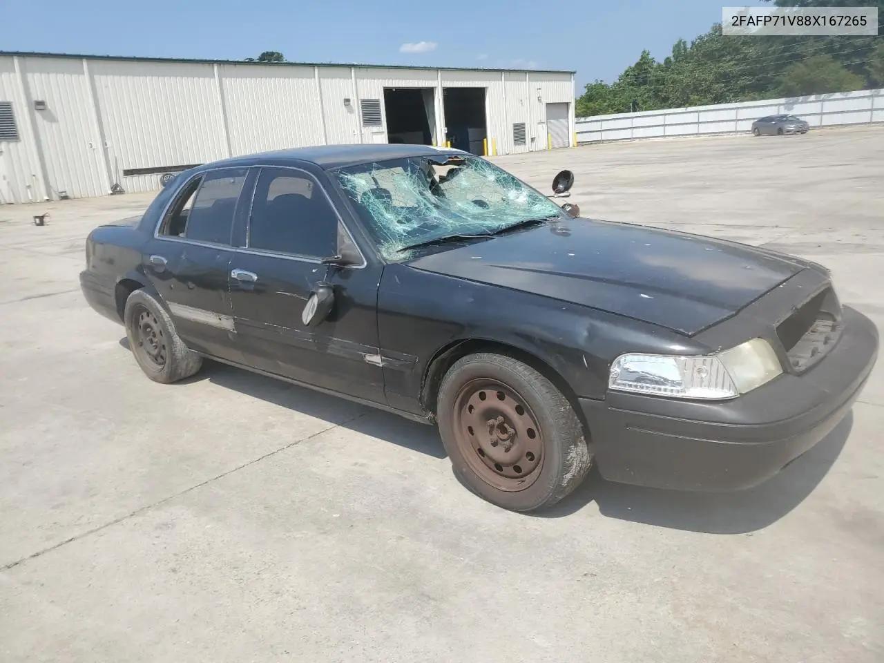 2007 Ford Crown Victoria Police Interceptor VIN: 2FAFP71V88X167265 Lot: 59929655
