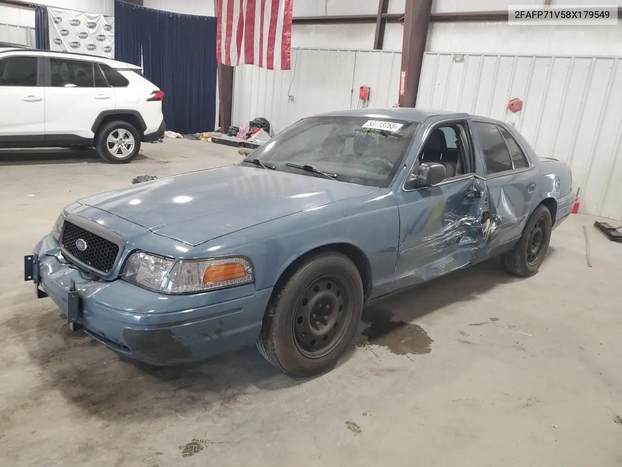 2008 Ford Crown Victoria Police Interceptor VIN: 2FAFP71V58X179549 Lot: 53713765