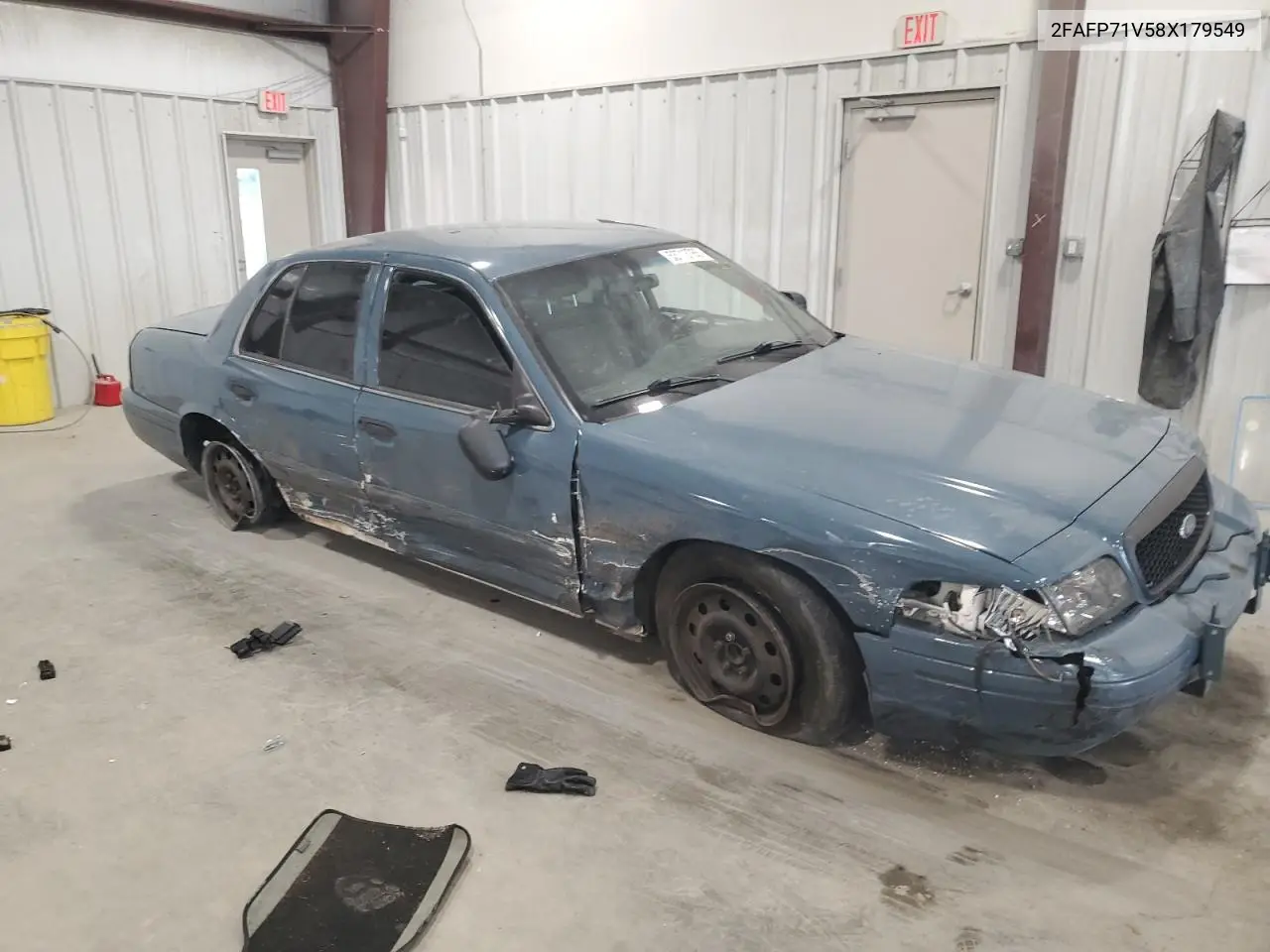 2008 Ford Crown Victoria Police Interceptor VIN: 2FAFP71V58X179549 Lot: 53713765