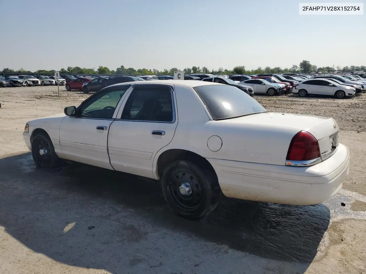 2008 Ford Crown Victoria Police Interceptor VIN: 2FAHP71V28X152754 Lot: 54865595