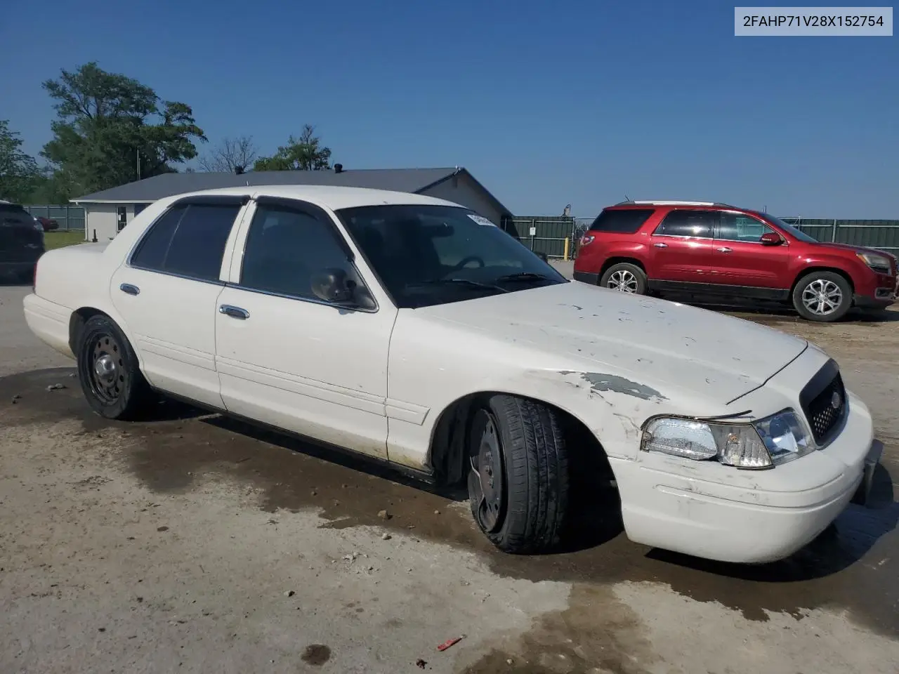 2008 Ford Crown Victoria Police Interceptor VIN: 2FAHP71V28X152754 Lot: 54865595