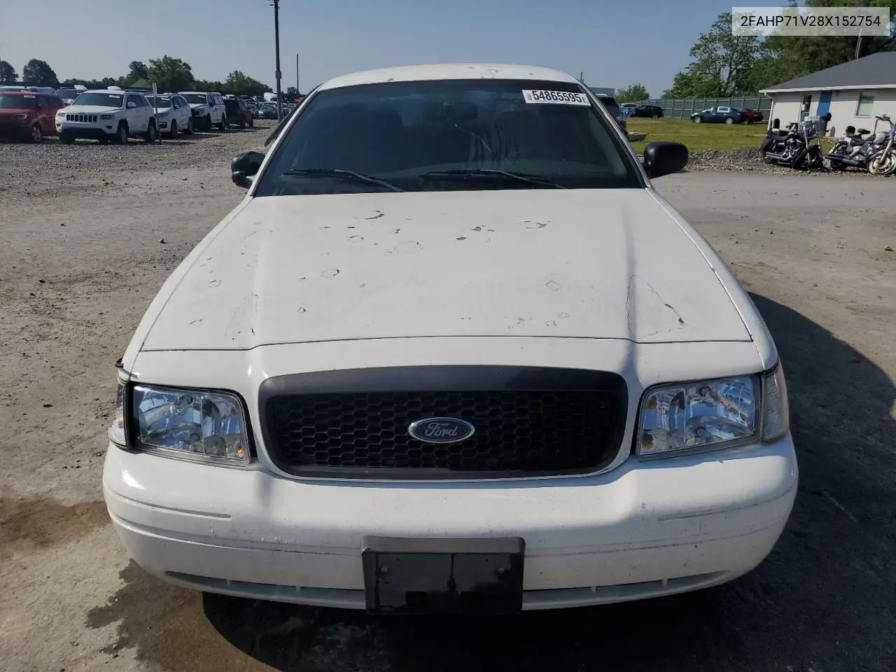 2008 Ford Crown Victoria Police Interceptor VIN: 2FAHP71V28X152754 Lot: 54865595