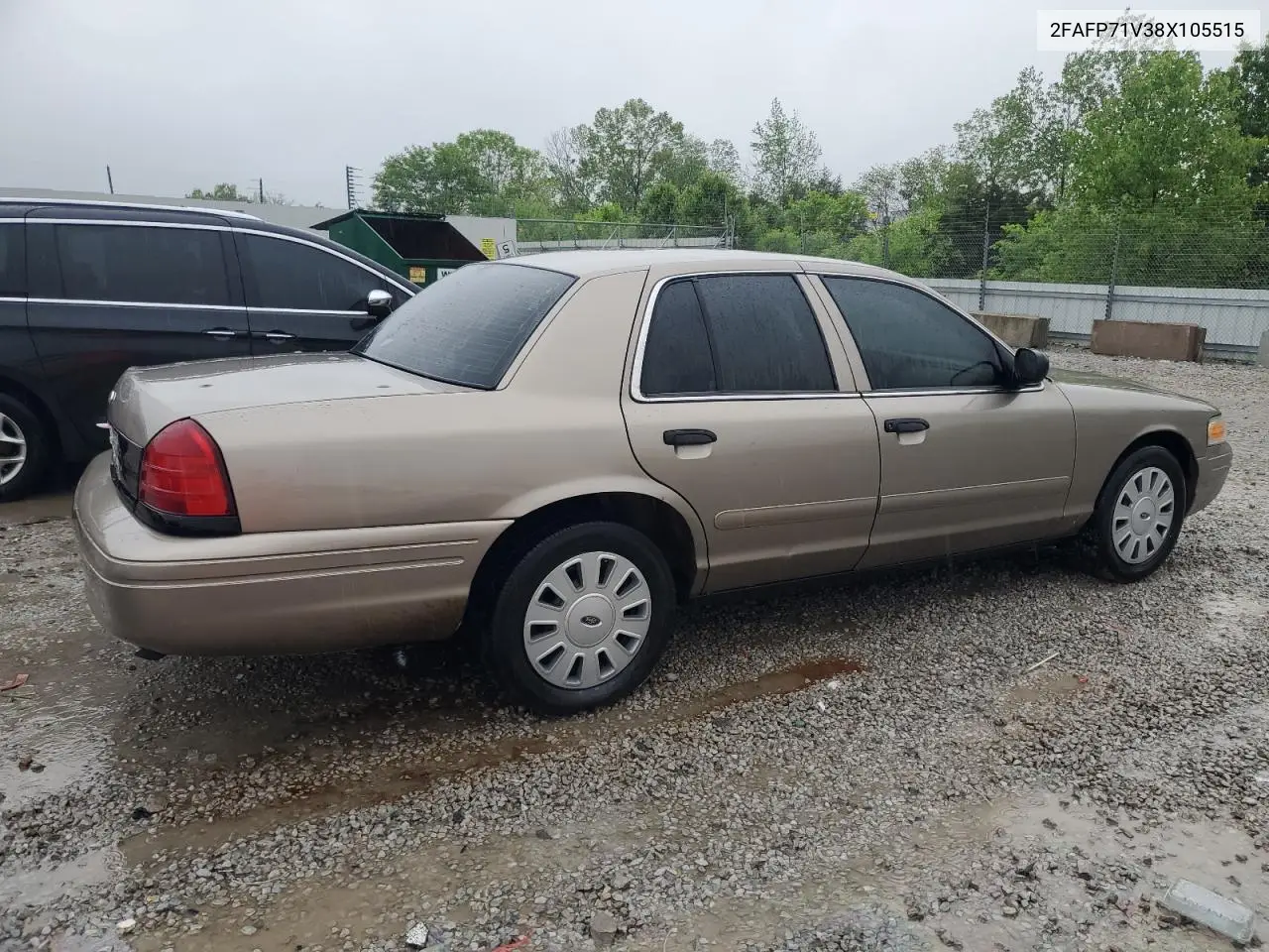 2008 Ford Crown Victoria Police Interceptor VIN: 2FAFP71V38X105515 Lot: 55517815