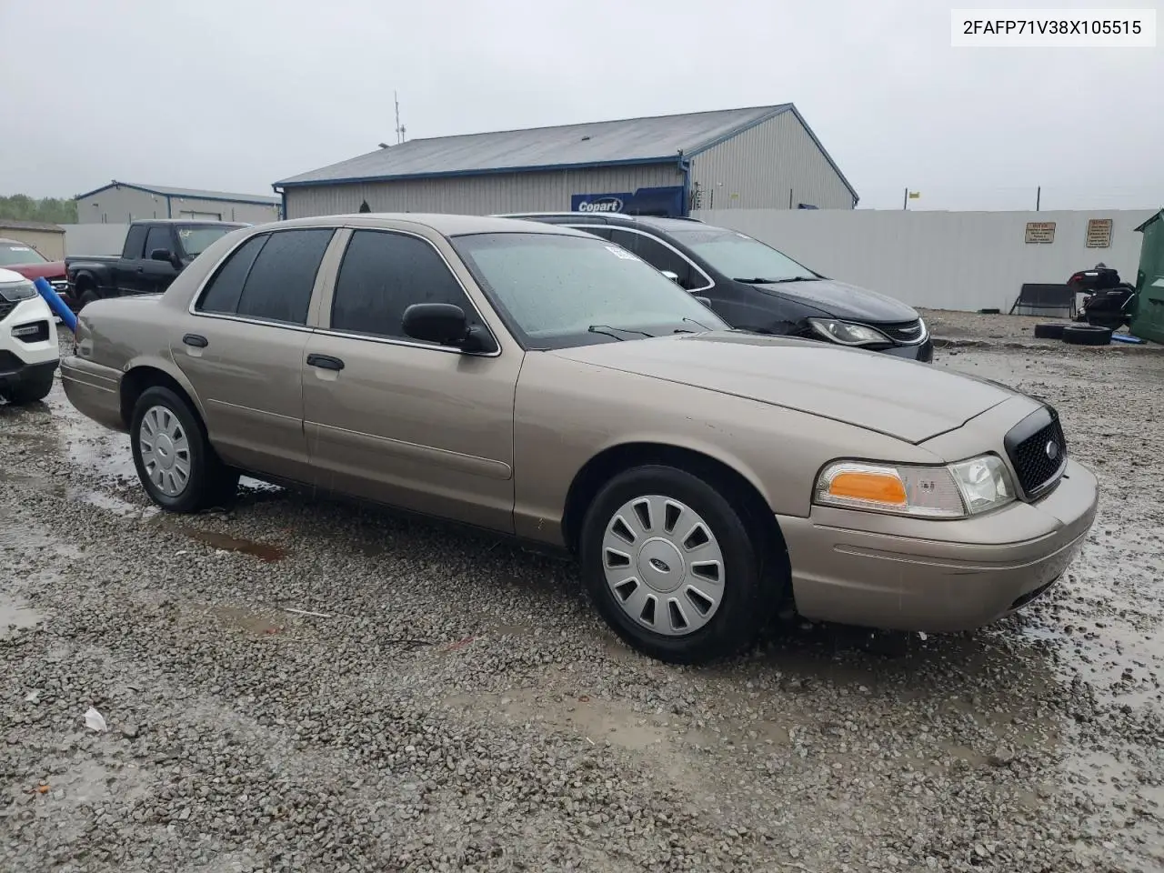2008 Ford Crown Victoria Police Interceptor VIN: 2FAFP71V38X105515 Lot: 55517815