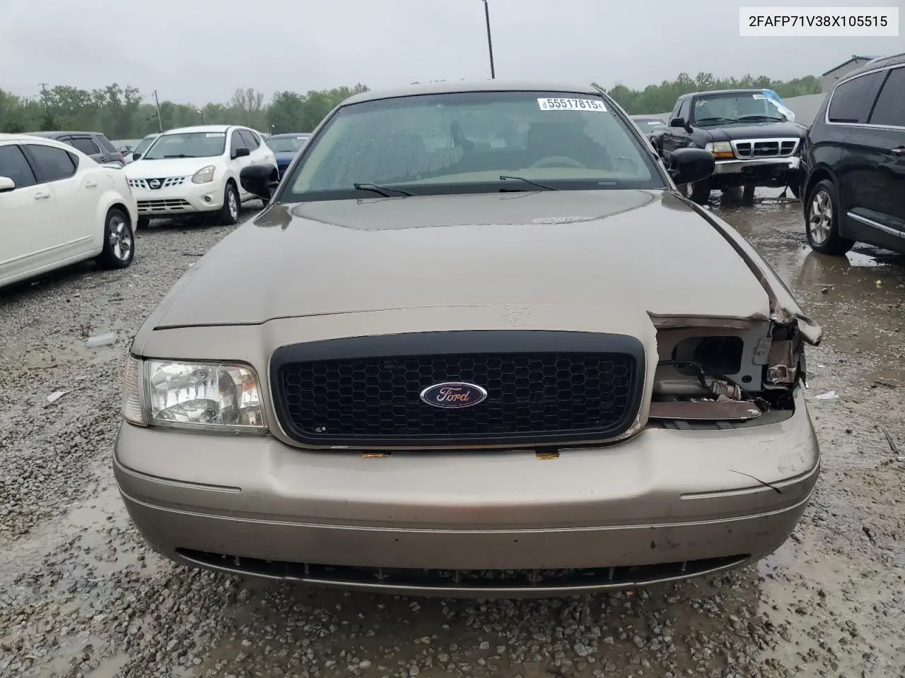 2008 Ford Crown Victoria Police Interceptor VIN: 2FAFP71V38X105515 Lot: 55517815