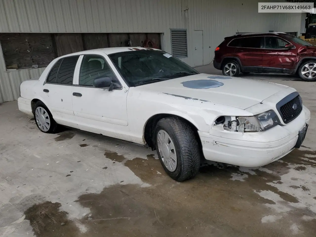 2008 Ford Crown Victoria Police Interceptor VIN: 2FAHP71V68X149663 Lot: 55779515