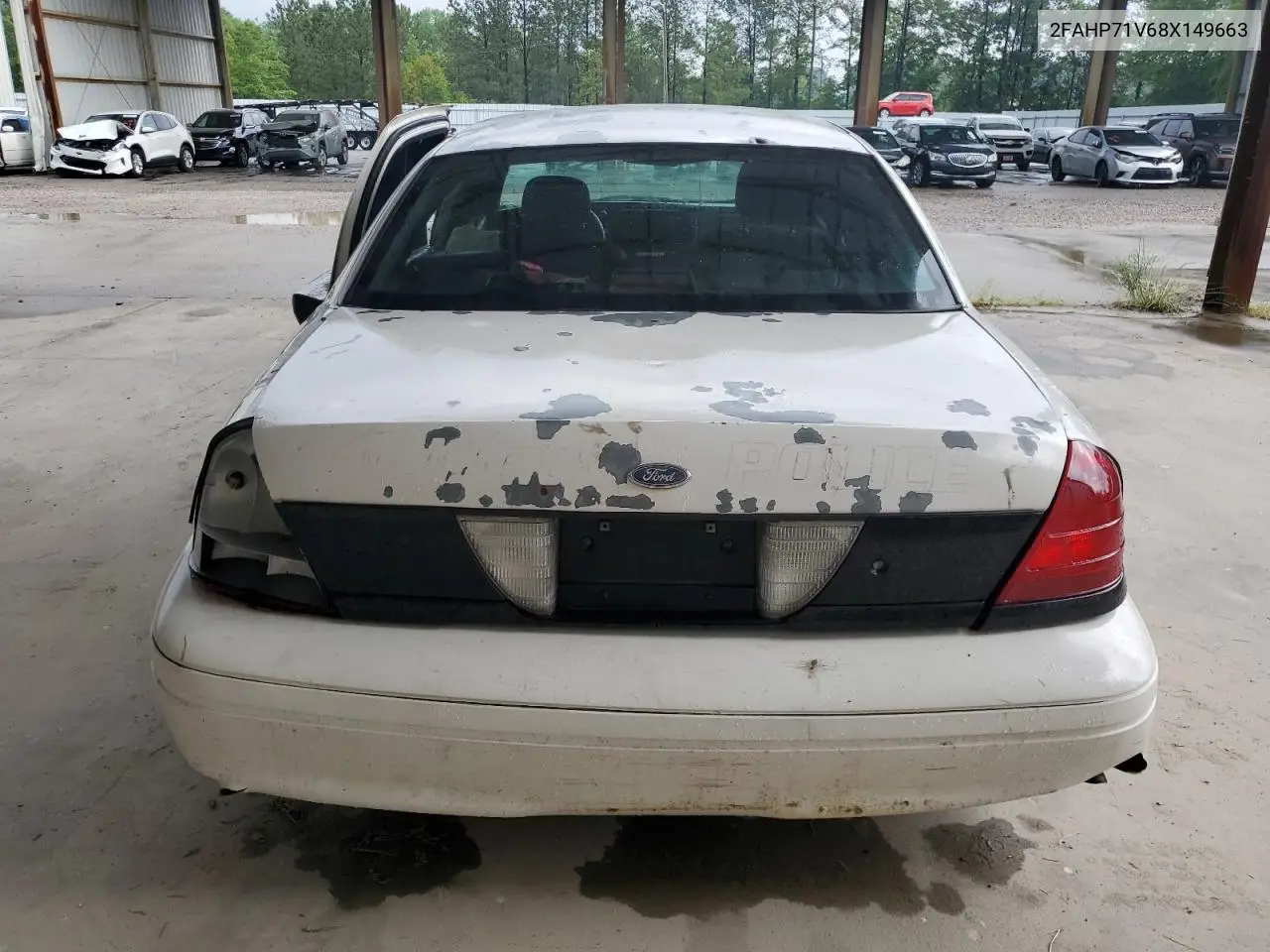 2008 Ford Crown Victoria Police Interceptor VIN: 2FAHP71V68X149663 Lot: 55779515