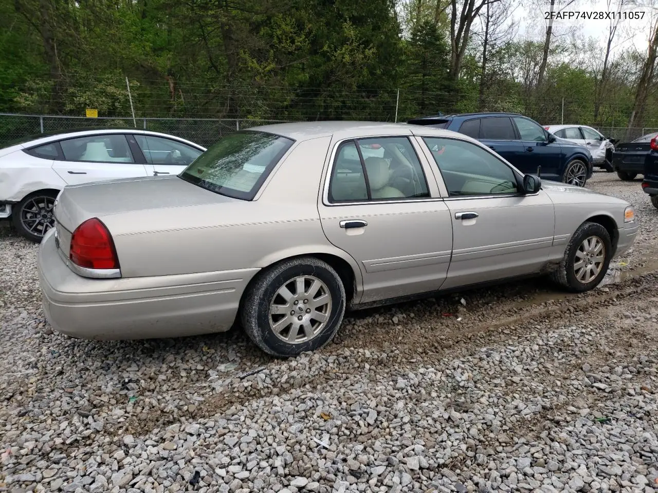 2008 Ford Crown Victoria Lx VIN: 2FAFP74V28X111057 Lot: 55823675