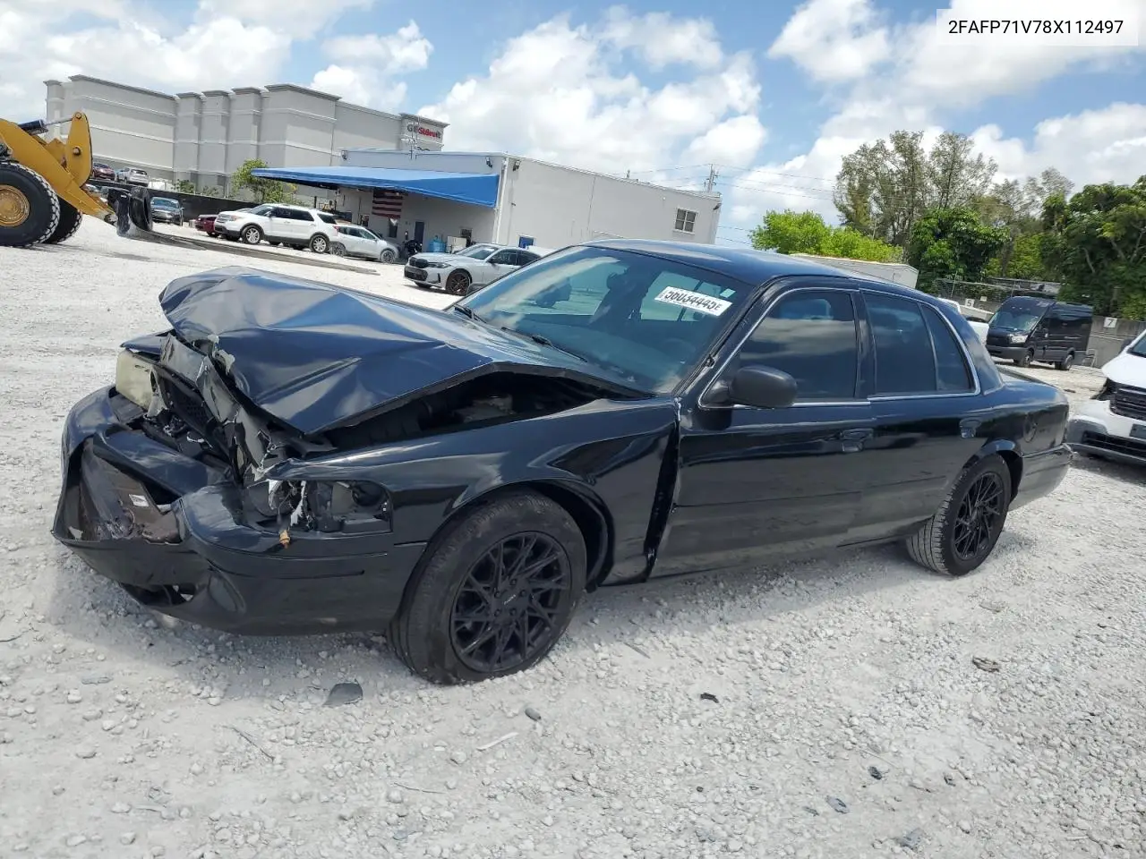 2008 Ford Crown Victoria Police Interceptor VIN: 2FAFP71V78X112497 Lot: 56034445