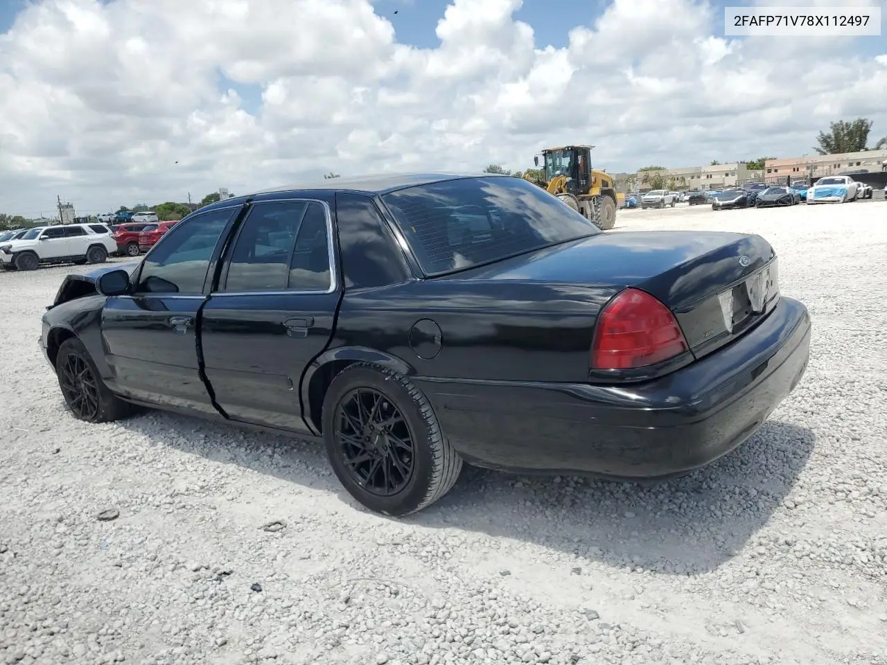 2008 Ford Crown Victoria Police Interceptor VIN: 2FAFP71V78X112497 Lot: 56034445