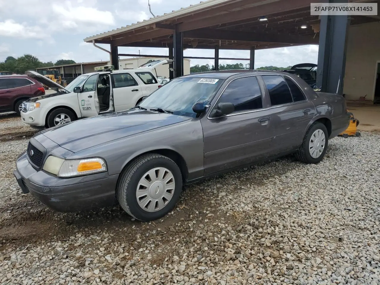 2008 Ford Crown Victoria Police Interceptor VIN: 2FAFP71V08X141453 Lot: 62392005