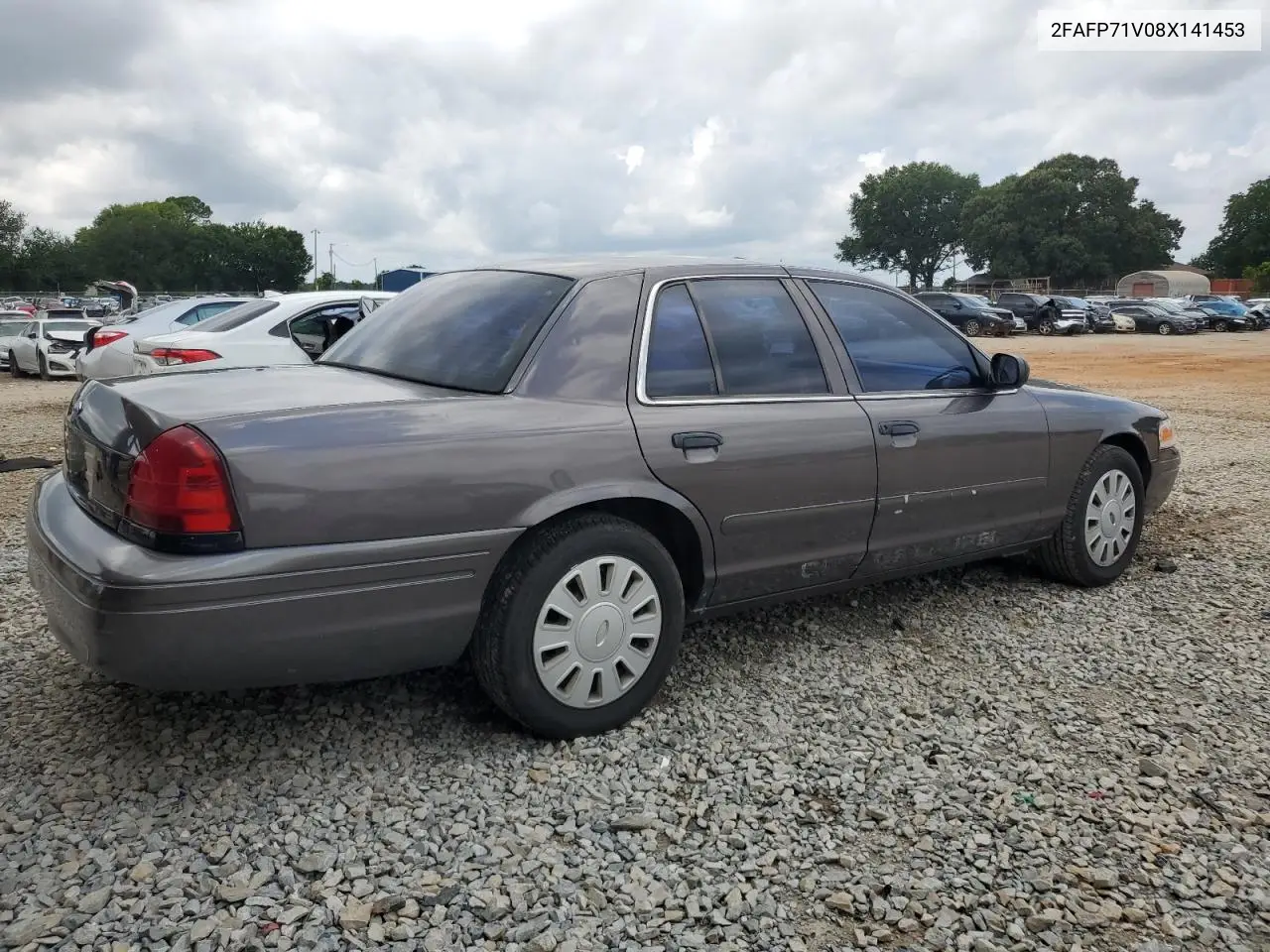 2008 Ford Crown Victoria Police Interceptor VIN: 2FAFP71V08X141453 Lot: 62392005