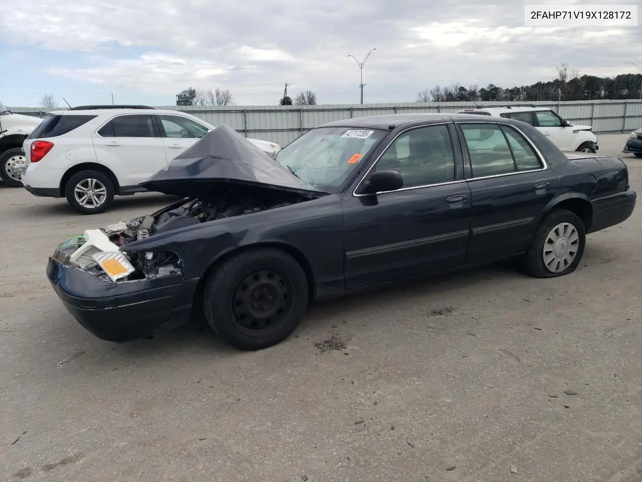 2009 Ford Crown Victoria Police Interceptor VIN: 2FAHP71V19X128172 Lot: 42717285