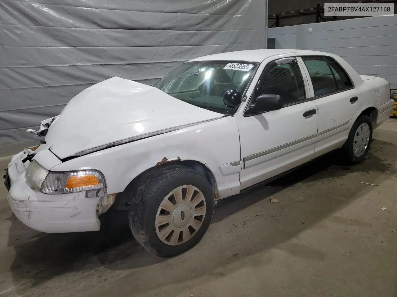2010 Ford Crown Victoria Police Interceptor VIN: 2FABP7BV4AX127168 Lot: 53835655