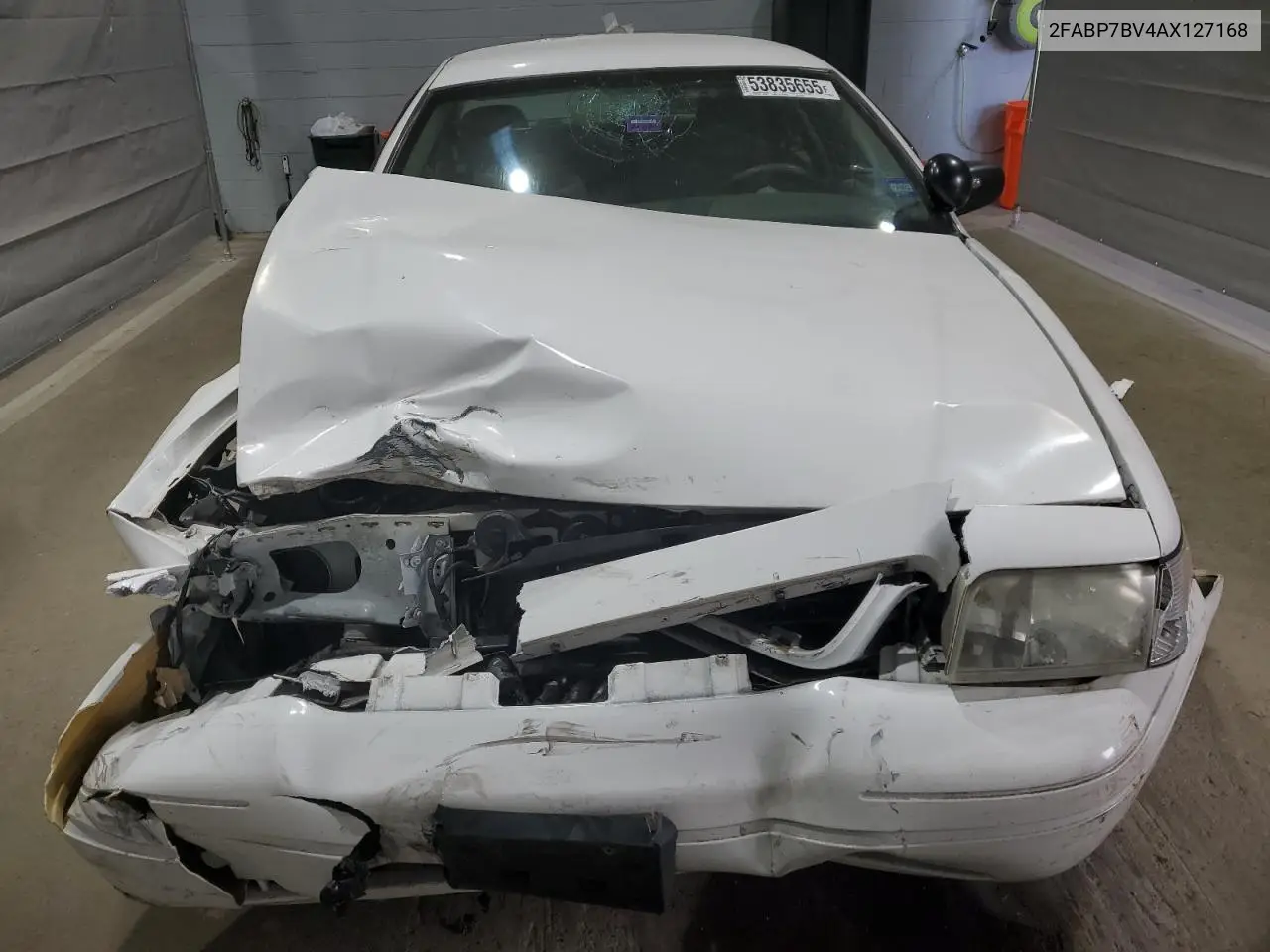 2010 Ford Crown Victoria Police Interceptor VIN: 2FABP7BV4AX127168 Lot: 53835655