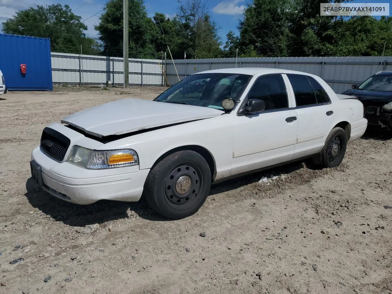 2010 Ford Crown Victoria Police Interceptor VIN: 2FABP7BVXAX141091 Lot: 61098265