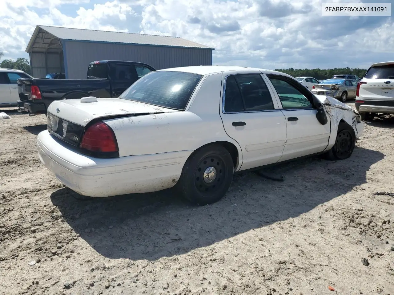 2010 Ford Crown Victoria Police Interceptor VIN: 2FABP7BVXAX141091 Lot: 61098265