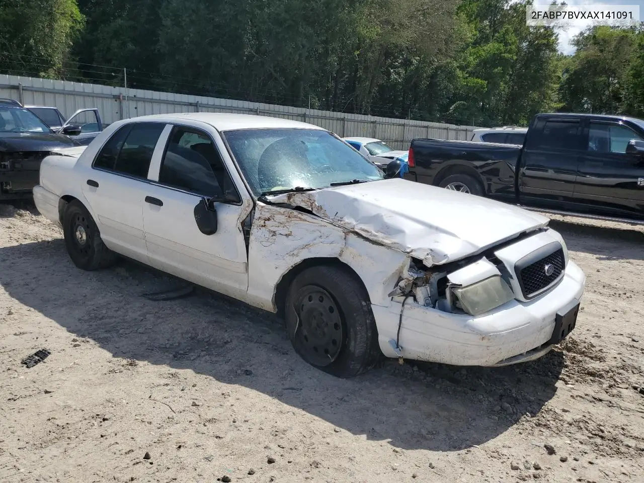 2010 Ford Crown Victoria Police Interceptor VIN: 2FABP7BVXAX141091 Lot: 61098265