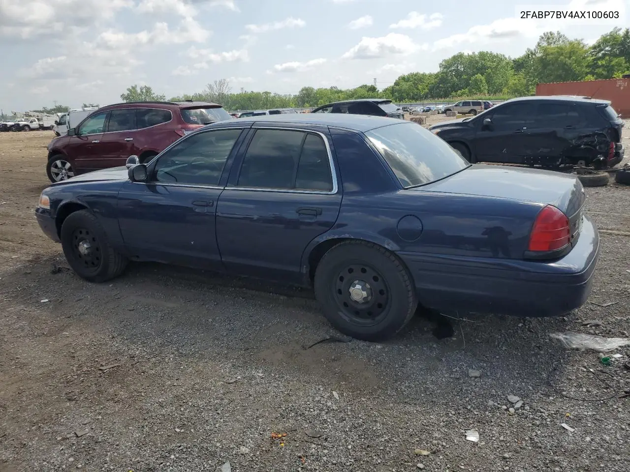 2010 Ford Crown Victoria Police Interceptor VIN: 2FABP7BV4AX100603 Lot: 61421685