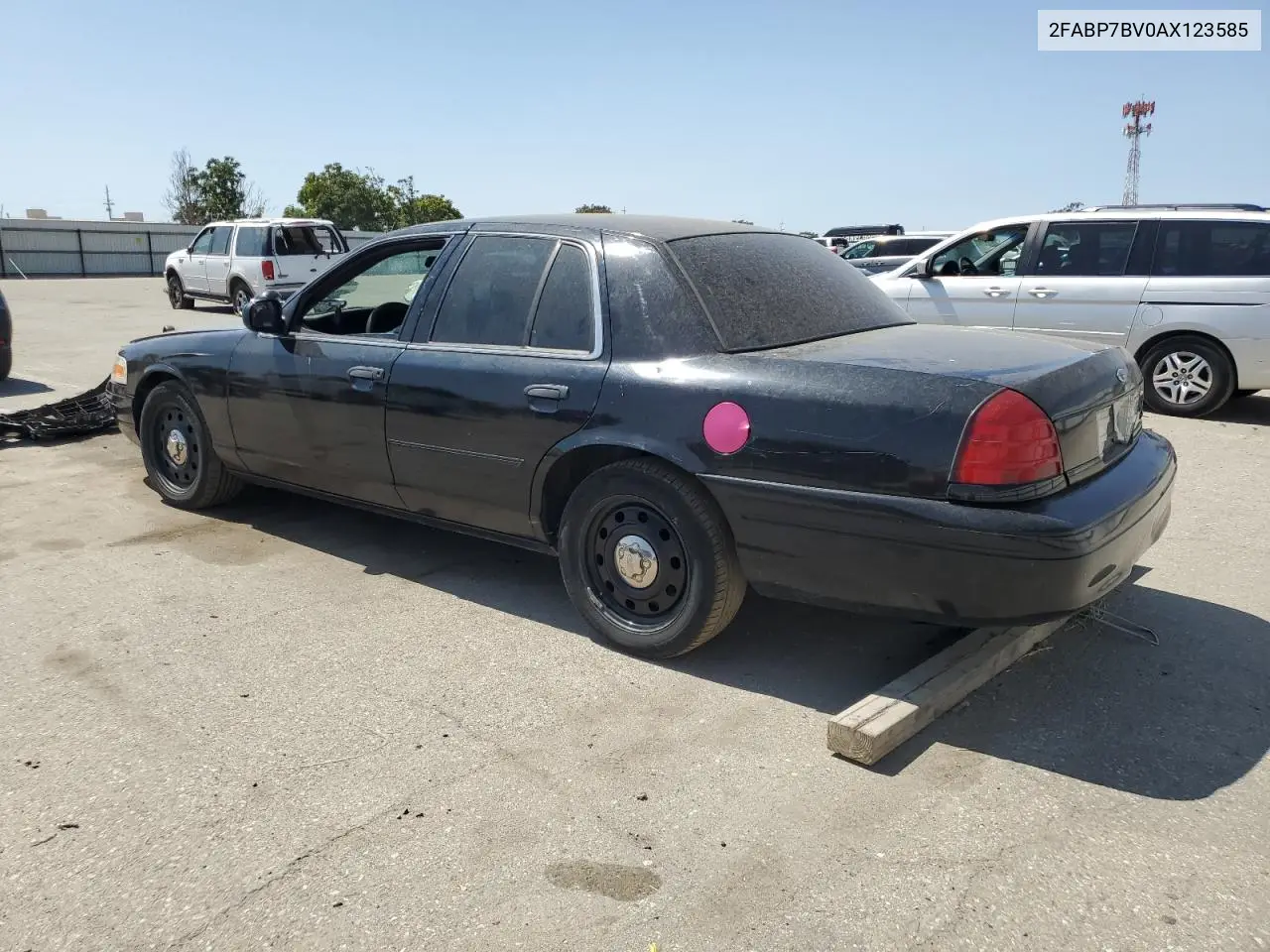 2010 Ford Crown Victoria Police Interceptor VIN: 2FABP7BV0AX123585 Lot: 61448955