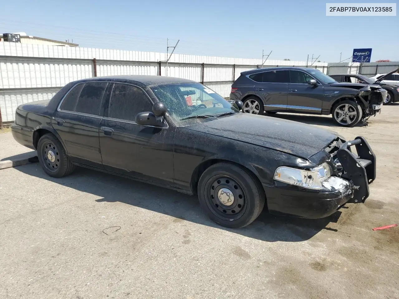 2010 Ford Crown Victoria Police Interceptor VIN: 2FABP7BV0AX123585 Lot: 61448955