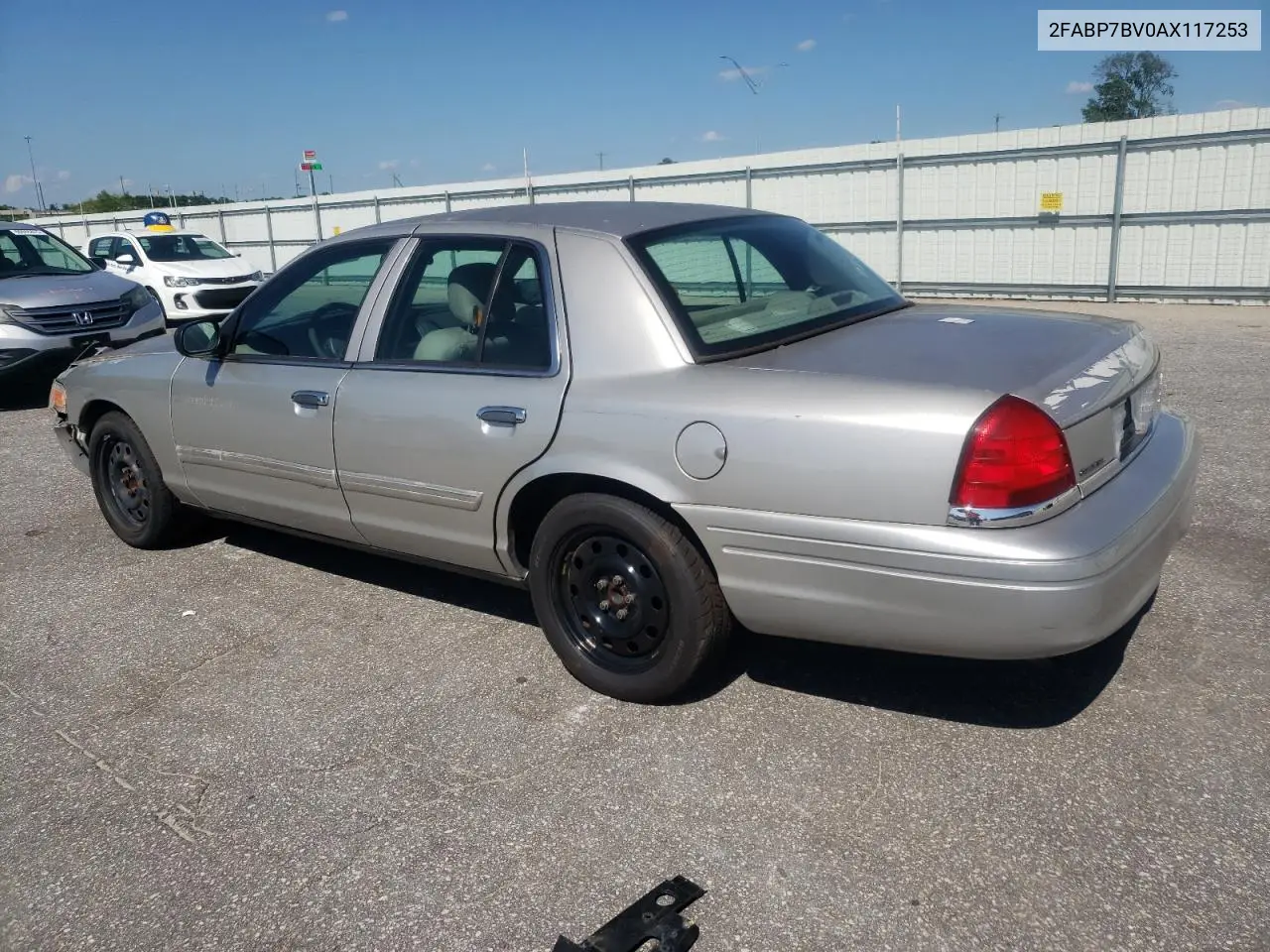 2010 Ford Crown Victoria Police Interceptor VIN: 2FABP7BV0AX117253 Lot: 61716795