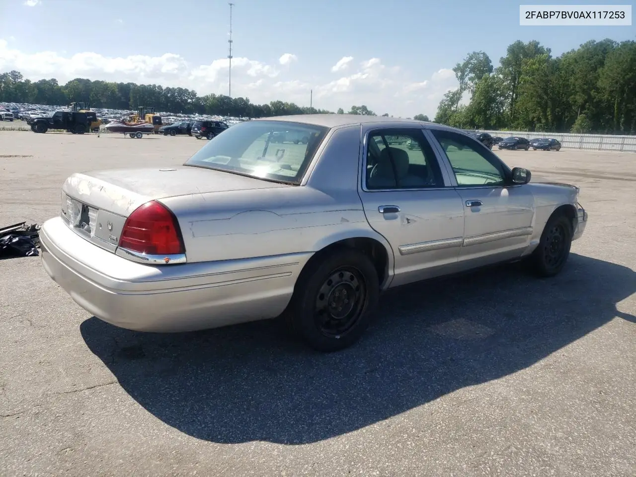2010 Ford Crown Victoria Police Interceptor VIN: 2FABP7BV0AX117253 Lot: 61716795