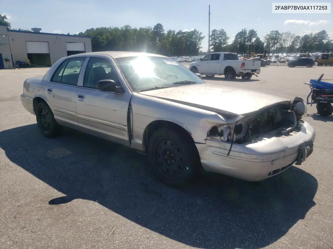 2010 Ford Crown Victoria Police Interceptor VIN: 2FABP7BV0AX117253 Lot: 61716795