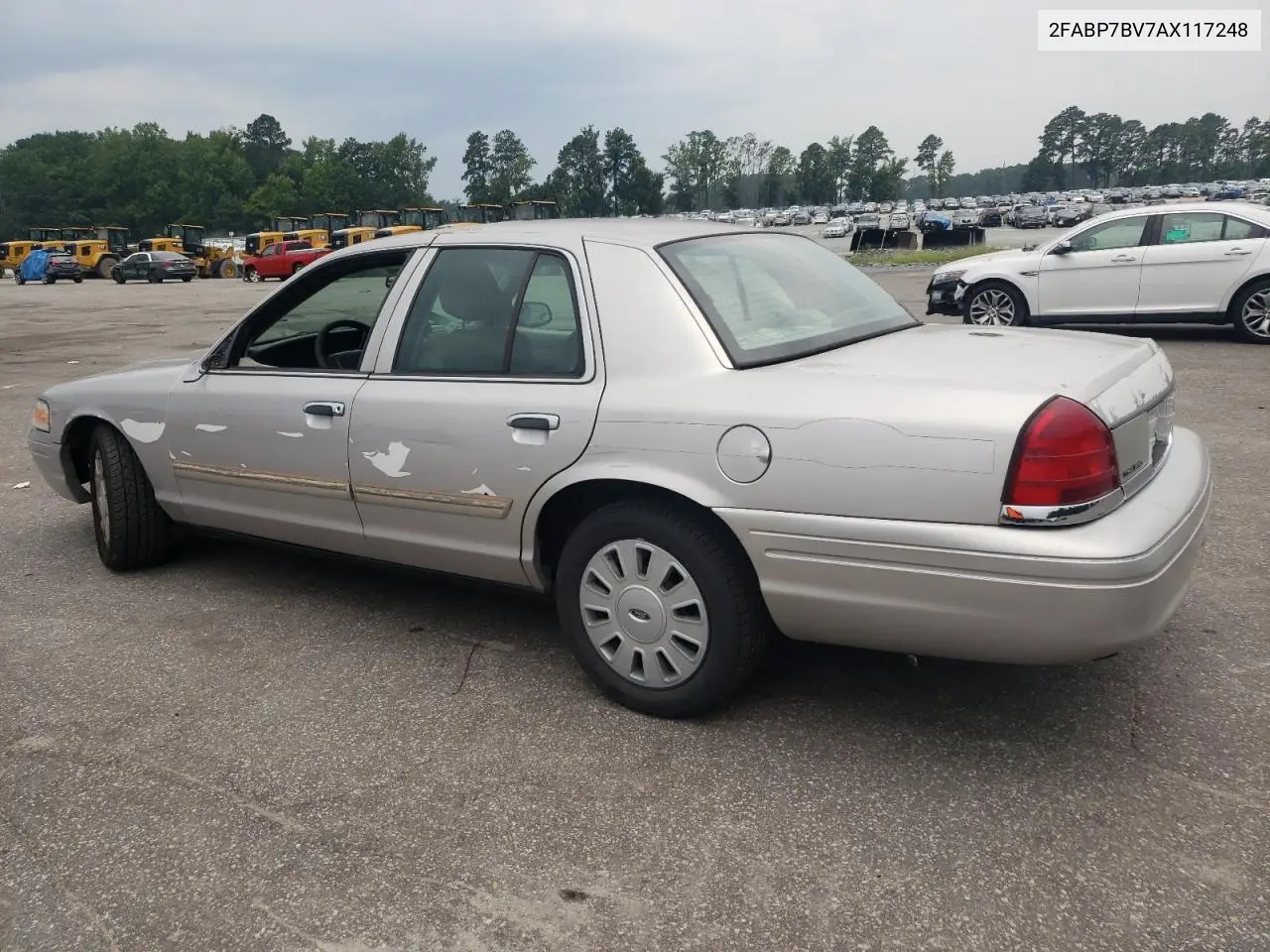 2010 Ford Crown Victoria Police Interceptor VIN: 2FABP7BV7AX117248 Lot: 61748545