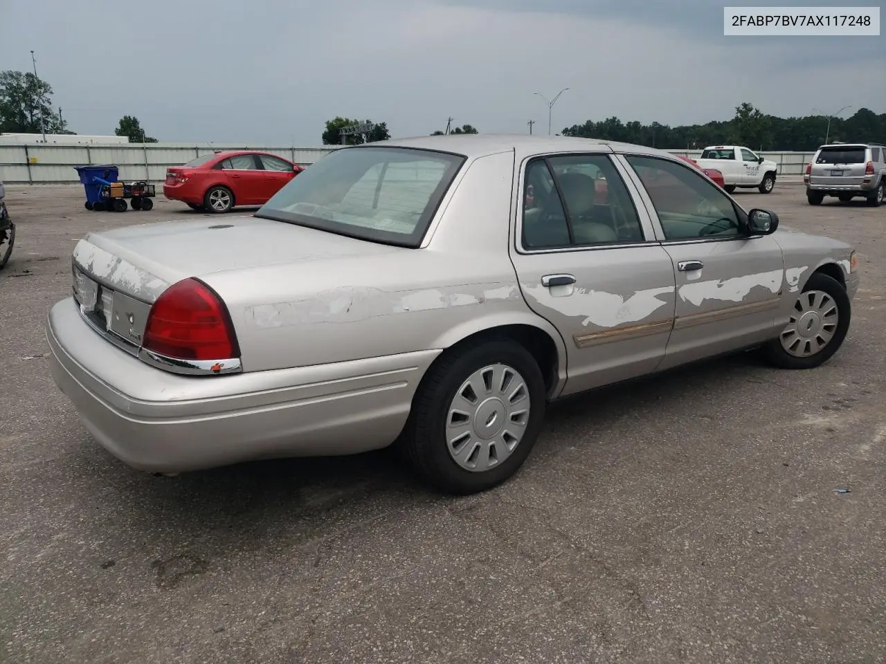 2010 Ford Crown Victoria Police Interceptor VIN: 2FABP7BV7AX117248 Lot: 61748545