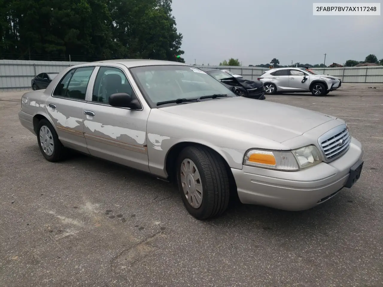 2010 Ford Crown Victoria Police Interceptor VIN: 2FABP7BV7AX117248 Lot: 61748545