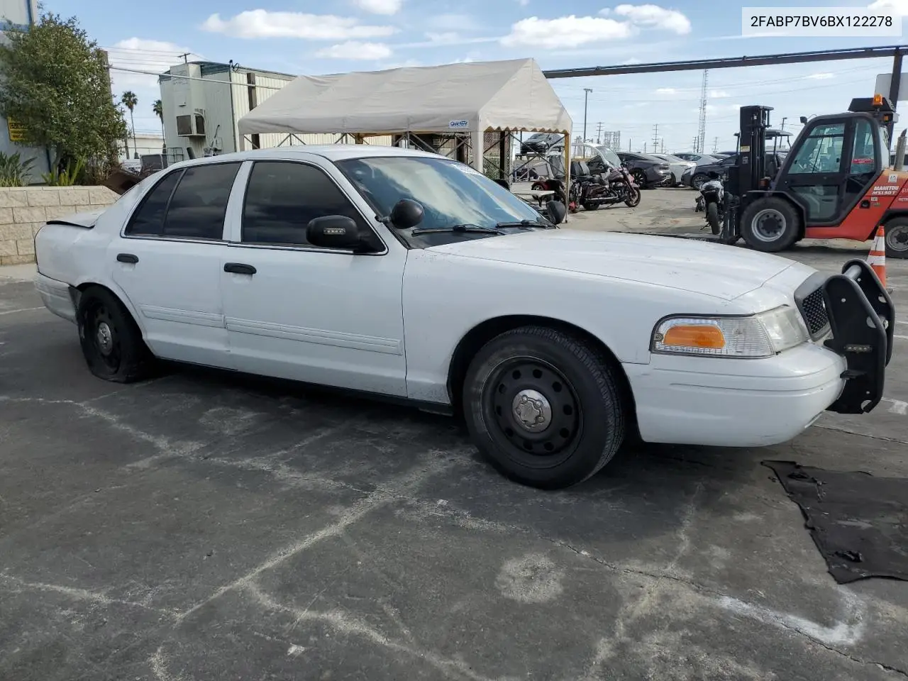 2011 Ford Crown Victoria Police Interceptor VIN: 2FABP7BV6BX122278 Lot: 47235175