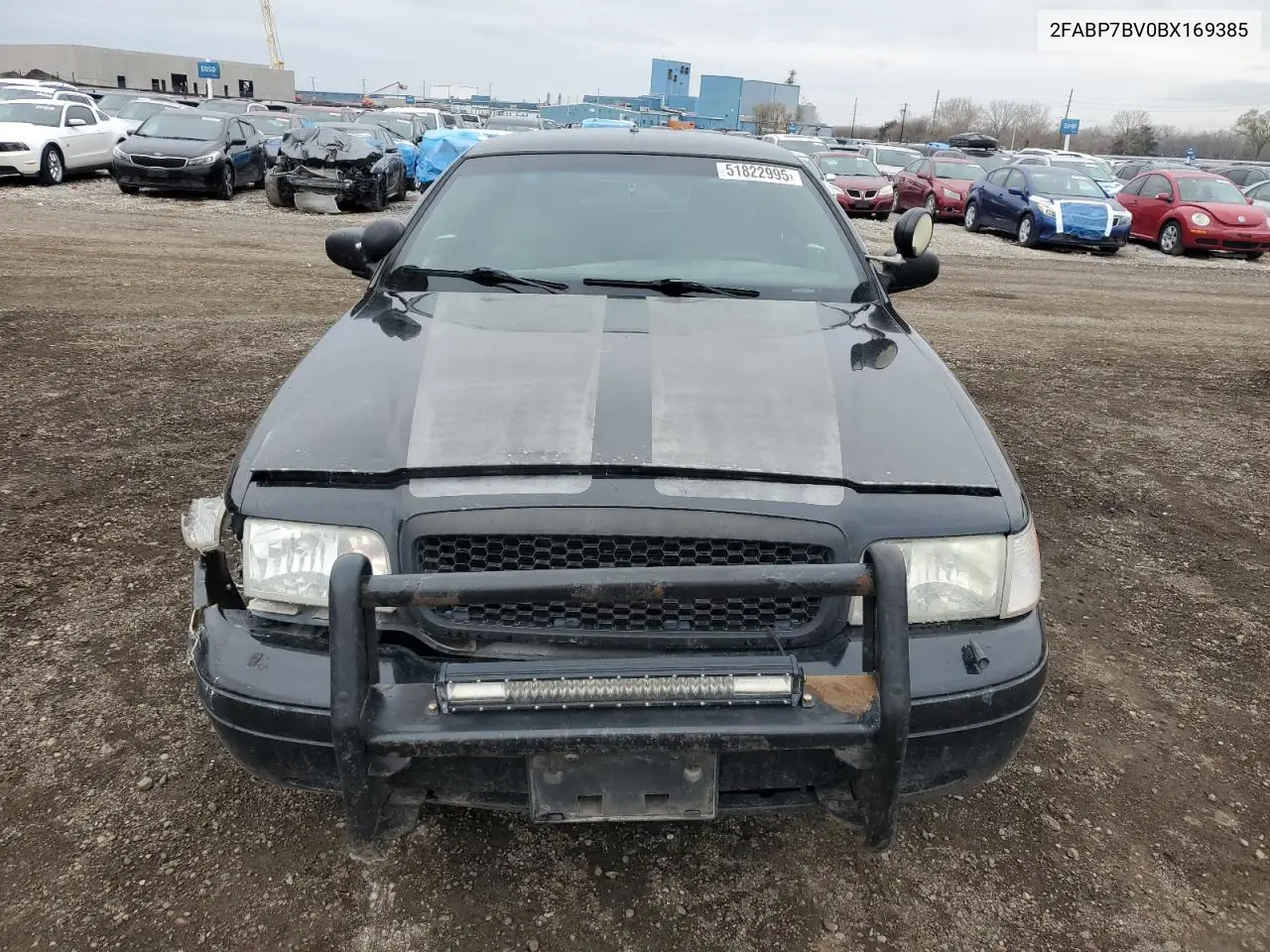 2011 Ford Crown Victoria Police Interceptor VIN: 2FABP7BV0BX169385 Lot: 51822995
