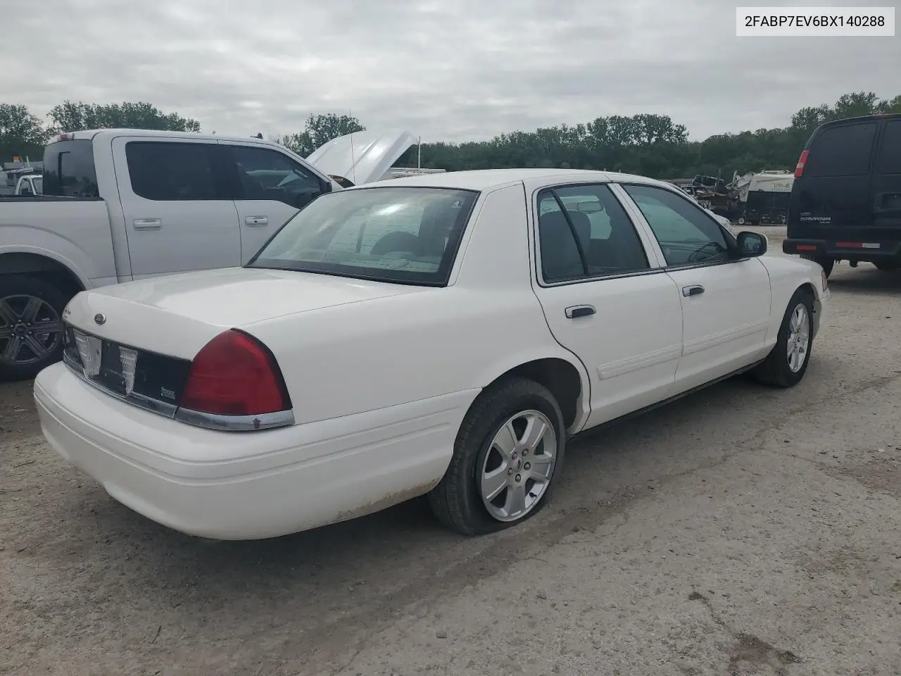 2011 Ford Crown Victoria Lx VIN: 2FABP7EV6BX140288 Lot: 54838665