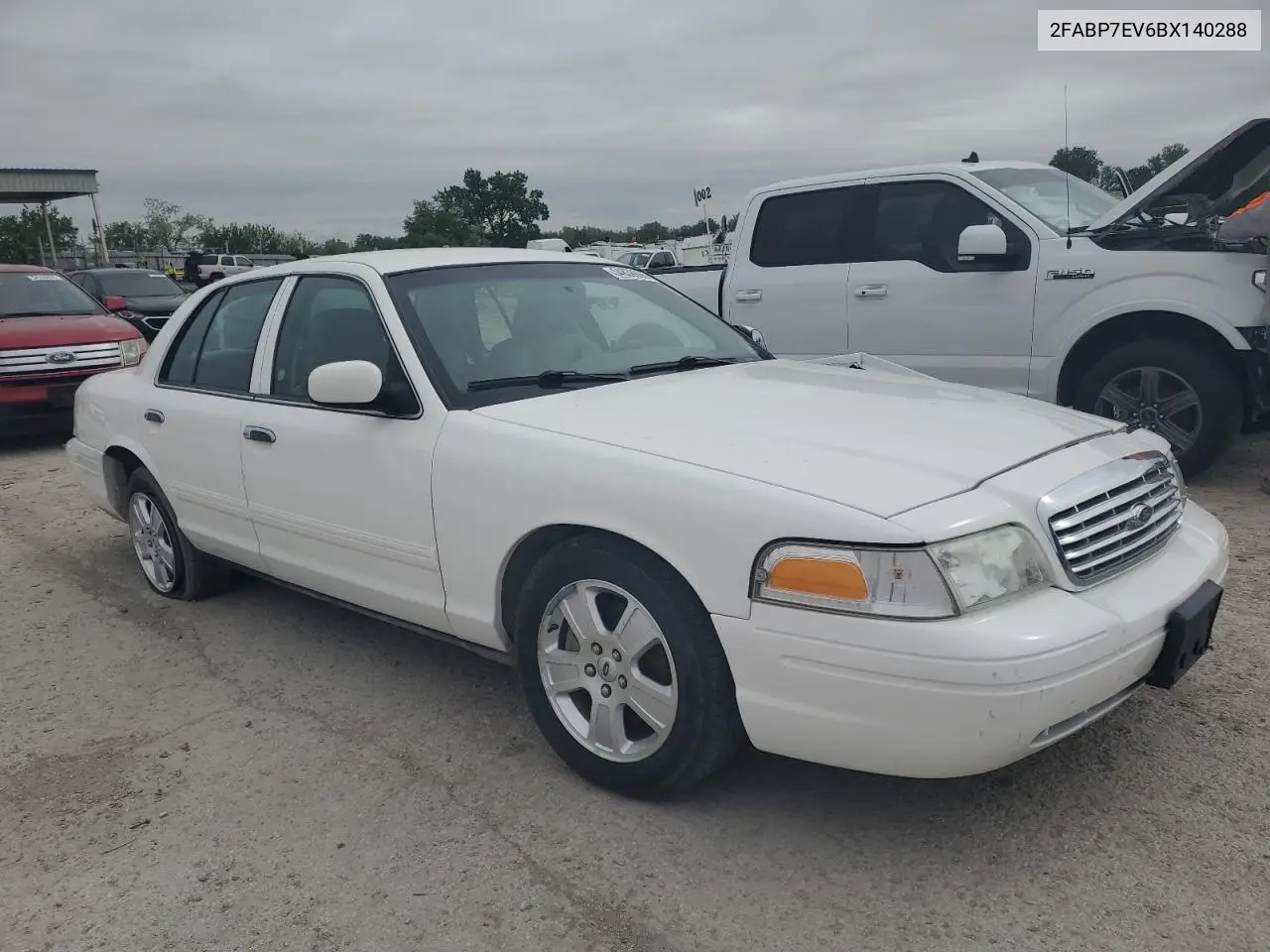 2011 Ford Crown Victoria Lx VIN: 2FABP7EV6BX140288 Lot: 54838665