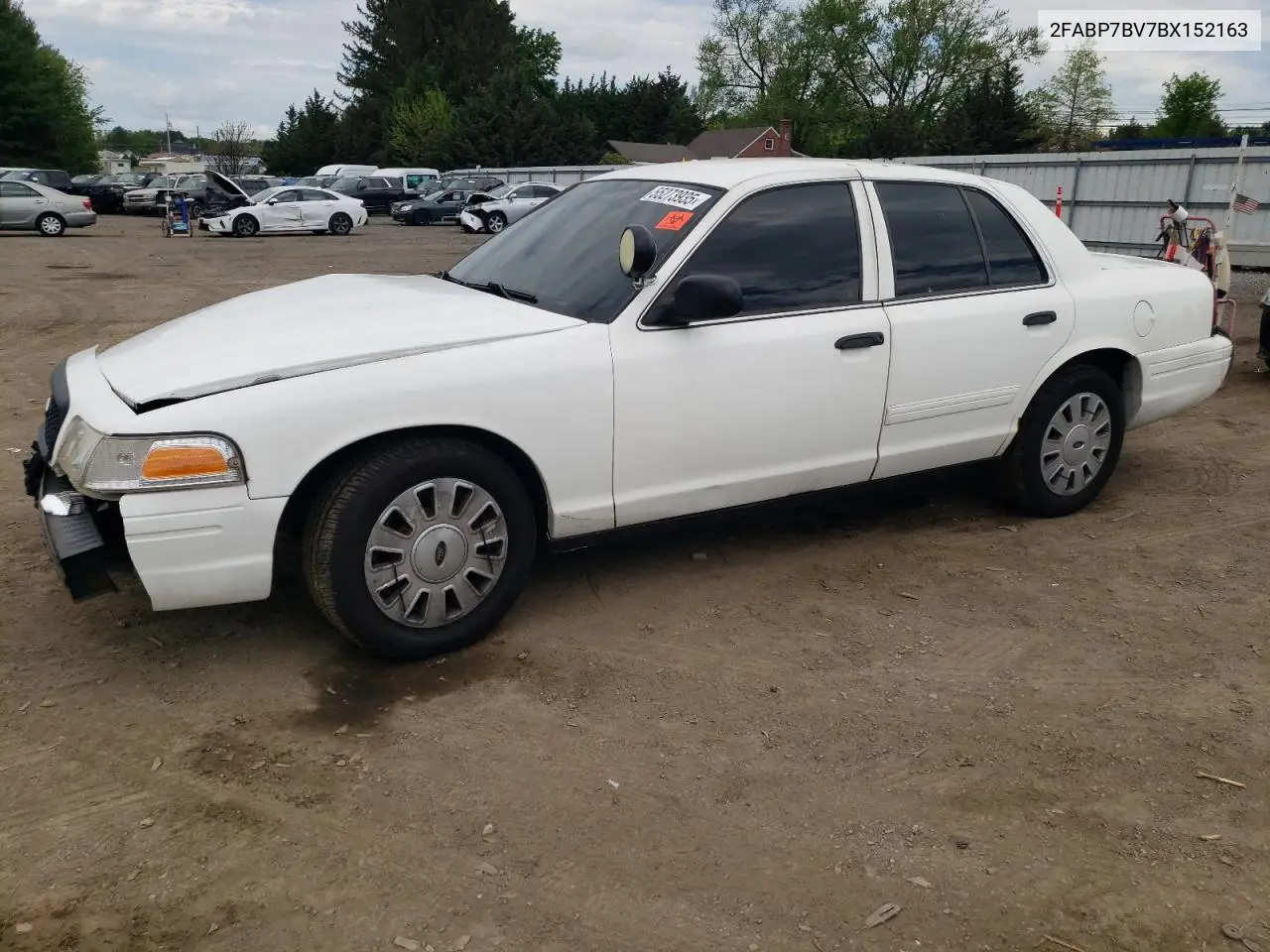 2011 Ford Crown Victoria Police Interceptor VIN: 2FABP7BV7BX152163 Lot: 55273935